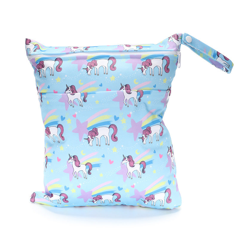 Digital Printing New Pattern Double Pocket Diaper Bag f8c14410 09a1 4829 9cc7 16b8c9324e43