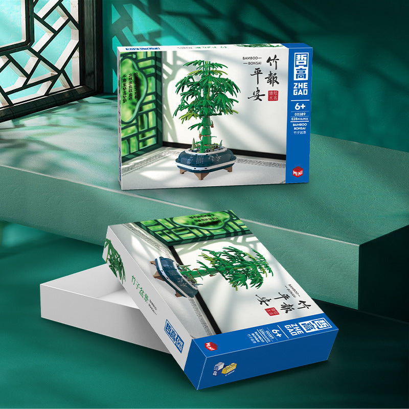 Bamboo Micro-particle Building Blocks Bonsai Decoration f8c81c32 9ce7 49b3 a23c aa24b1d22ee2