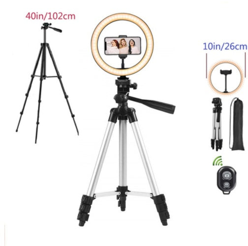 Ring Mobile Phone Holder Bracket Tripod Round Fill Light 3 Colors f8cc306e 9981 4938 80f4 204db9e957ad