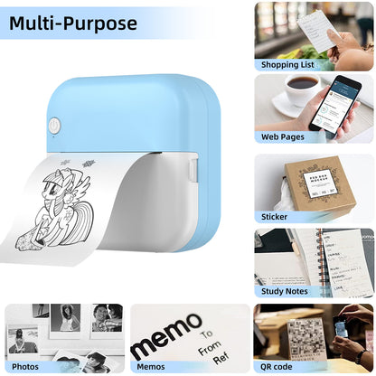 Student Mini Thermal Label Printer - 图片 3