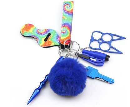 Women's Hand Sanitizer Bag Zinc Alloy Anti-wolf Bar Alarm Key Chain f8f58492 65b6 490c 9bc0 2eb1a121e057