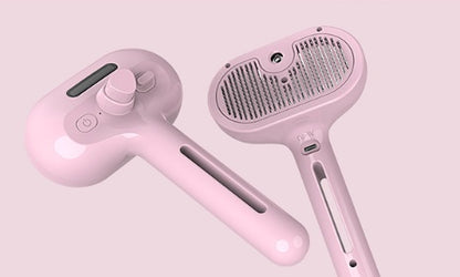 Pet Comb Self Cleaning Pets Hair Remover Brush For Dogs Grooming Tools Dematting Comb Built-in Mist Humidifier Pet Products f