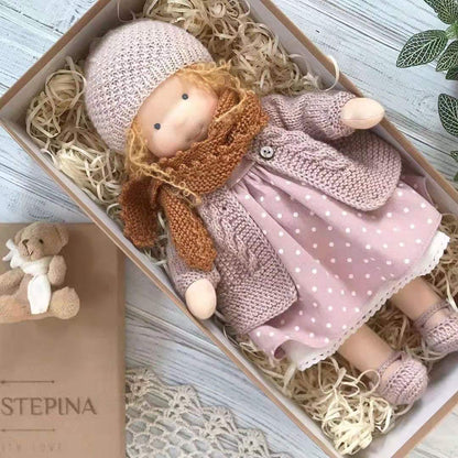 Handmade Plush Doll Golden Curly Girl Finished Product f913459a f3f8 491a a2f5 c87960ccad30 d9b1929b 869b 4d1c bea3 bdd9fffa4