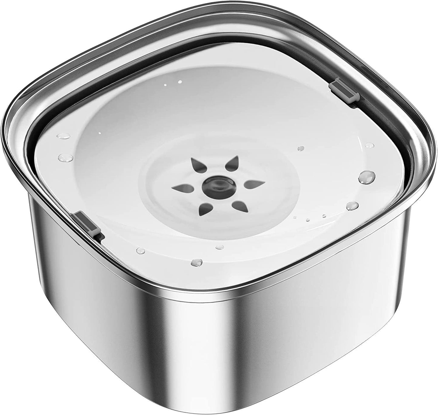 Pet Stainless Steel Water Bowl Large Capacity Floating f929584a 107c 46d1 aadd ef3d28890ee7