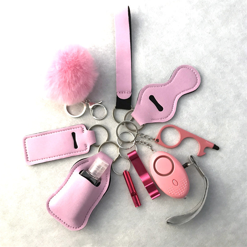 Wrist Keychain 10 Pieces Suit Door Opener Hand Sanitizer Bag f94f6e63 c935 4549 bc0c a4406607bf0f