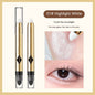 Magic Color Shining Highlight Eyeliner Pen Pearlescent Thin And Glittering Repair And Brightening Double-headed Smudger One-t