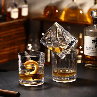 Personality Creative Trending Gyro Foreign Wine Tumbler Whiskey Glass f974c51a 9e55 4e55 b8fc 78221fab20eb