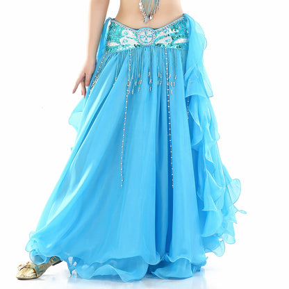 Chiffon Rolled Leaf Belly Dance Gauze Skirt f97a4a64 51b3 40e5 9239 5588aeab5b6b