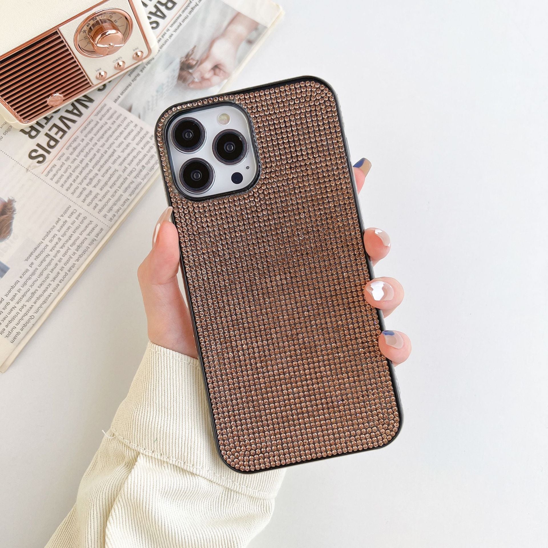 Mobile Phone Case Diamond-encrusted Anti-fall f97f436d 51c0 4747 811d ca3bdba88870 f0d0f504 701d 4298 a99a a439f8044a3a