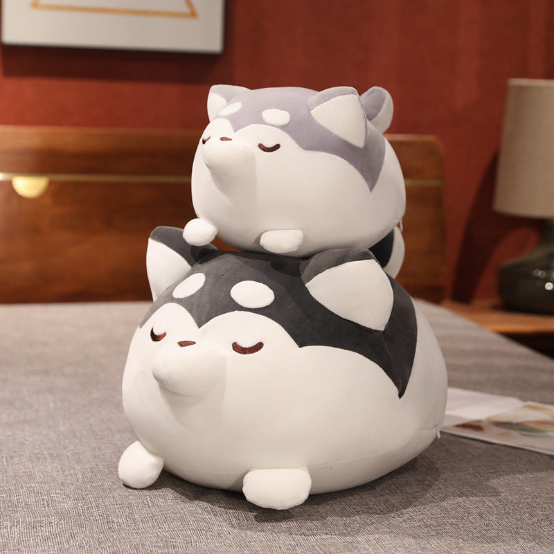 Lazy Husky Shiba Inu Pillow Girl Sleeping Doll f983aedf b9aa 4c3f a0ef c718ad9b7b43