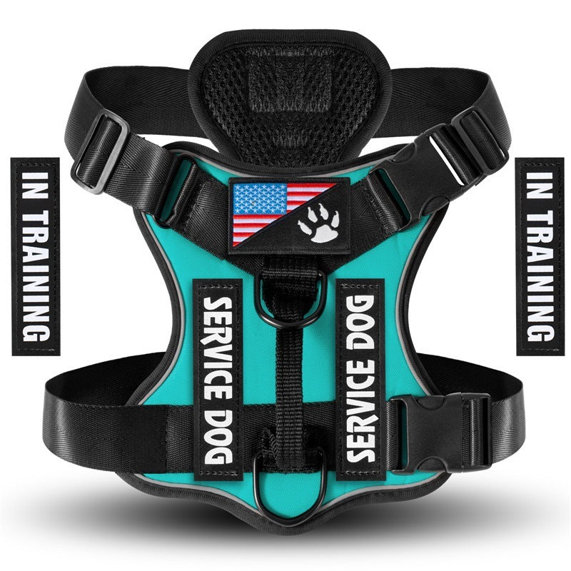 Shock Absorption Night Vision Reflective Pet Tactical Chest Strap f9863547 5830 47bb 92e1 9e205c7f73cb