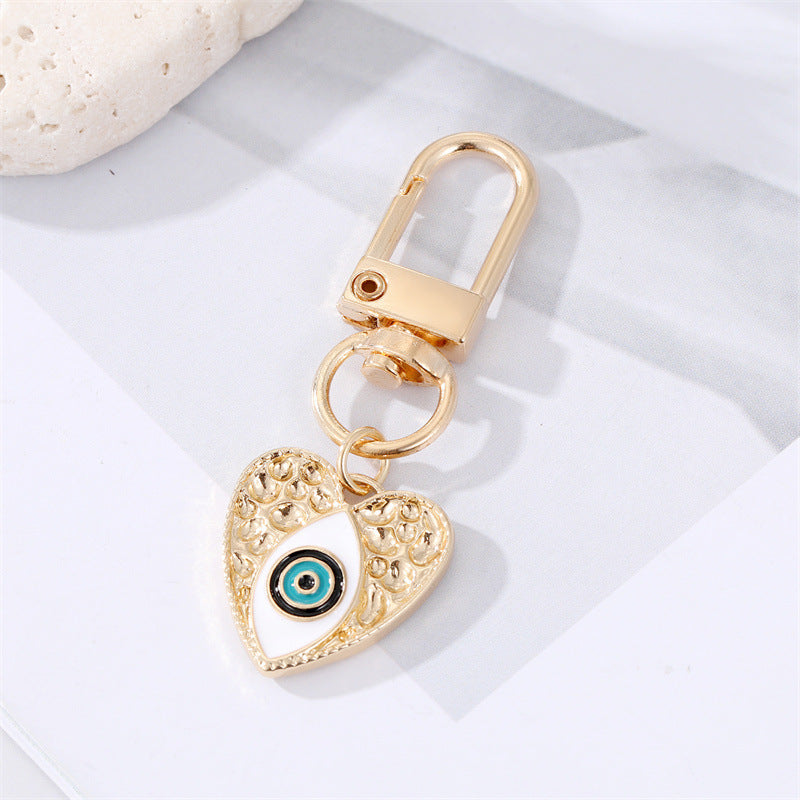 Dot Drilling Alloy Love Eye Keychain f9889e22 601c 498f 8f22 42280bd52828