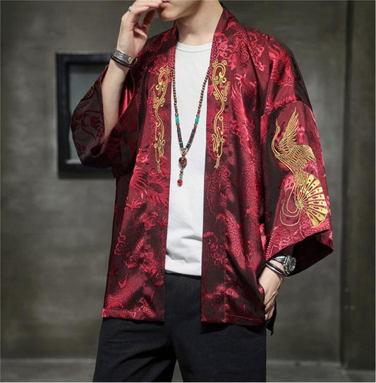 Trendy Casual Cardigan Short-sleeved Shirt f98d1edc 7443 4cd5 a846 8795523f16ca