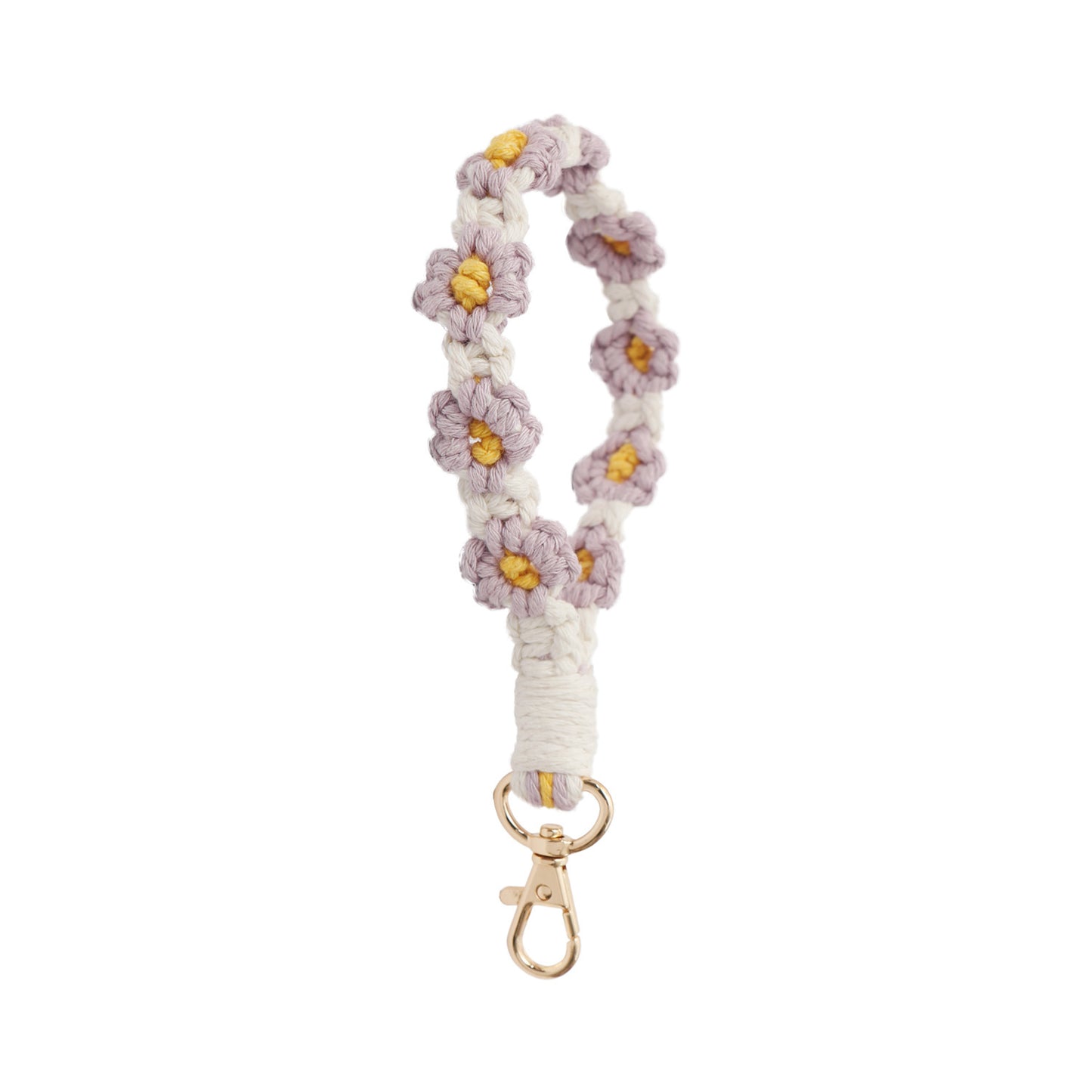 Flower Chrysanthemum Wrist Strap Little Daisy Keychain f98d6ac4 e879 46c8 8897 43d38471fee0