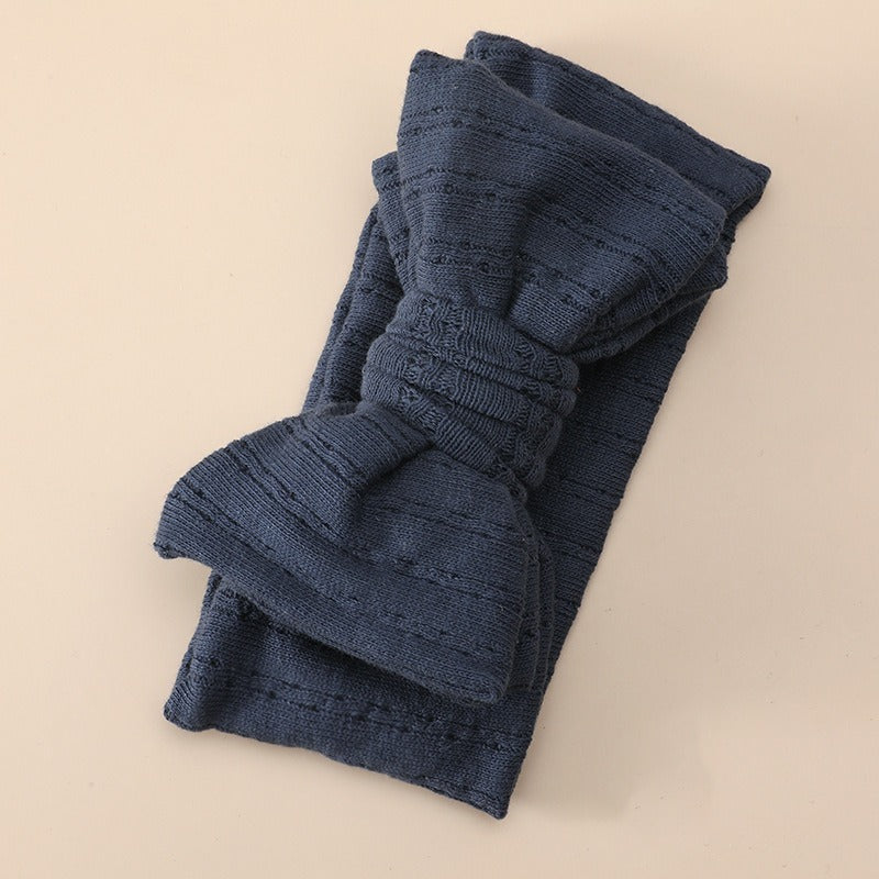 Cute Bowknot Cotton Elastic Baby Hair Band f9a584fc f387 482c b158 83baacfe6a99