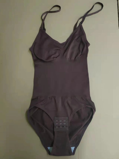 Plus Size Women's Skinny Hip Raise Belly Contracting And Waist Slimming Stretch Sling One Piece Underwear f9afc205 de85 4d67 
