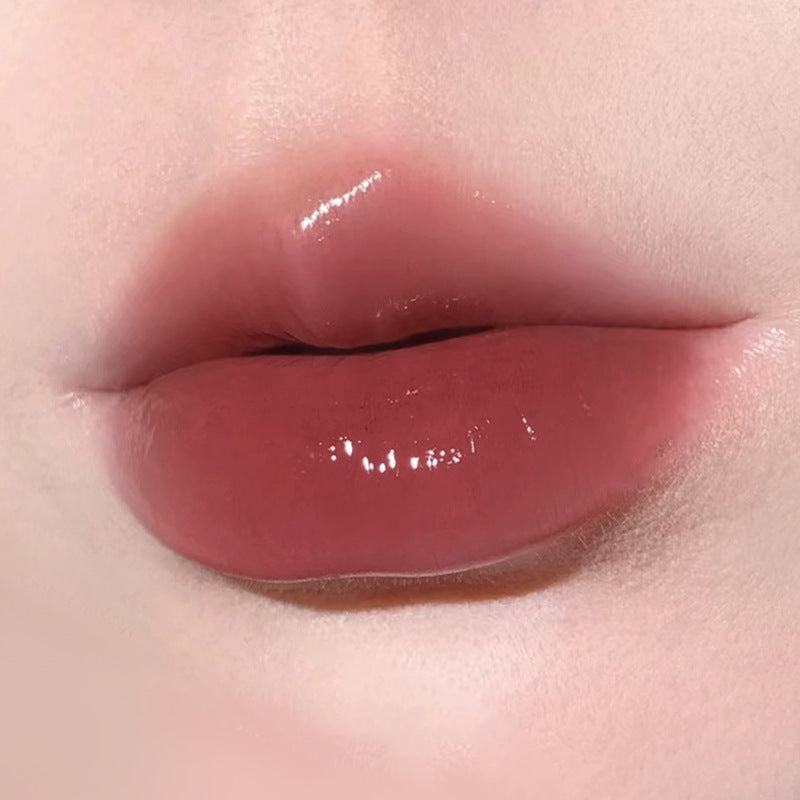 HERORANGE Light Dew Concentrated Mirror Lip Lacquer No Stain On Cup Thai Style