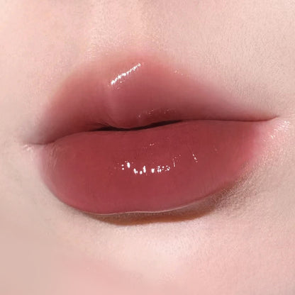 HERORANGE Light Dew Concentrated Mirror Lip Lacquer No Stain On Cup Thai Style