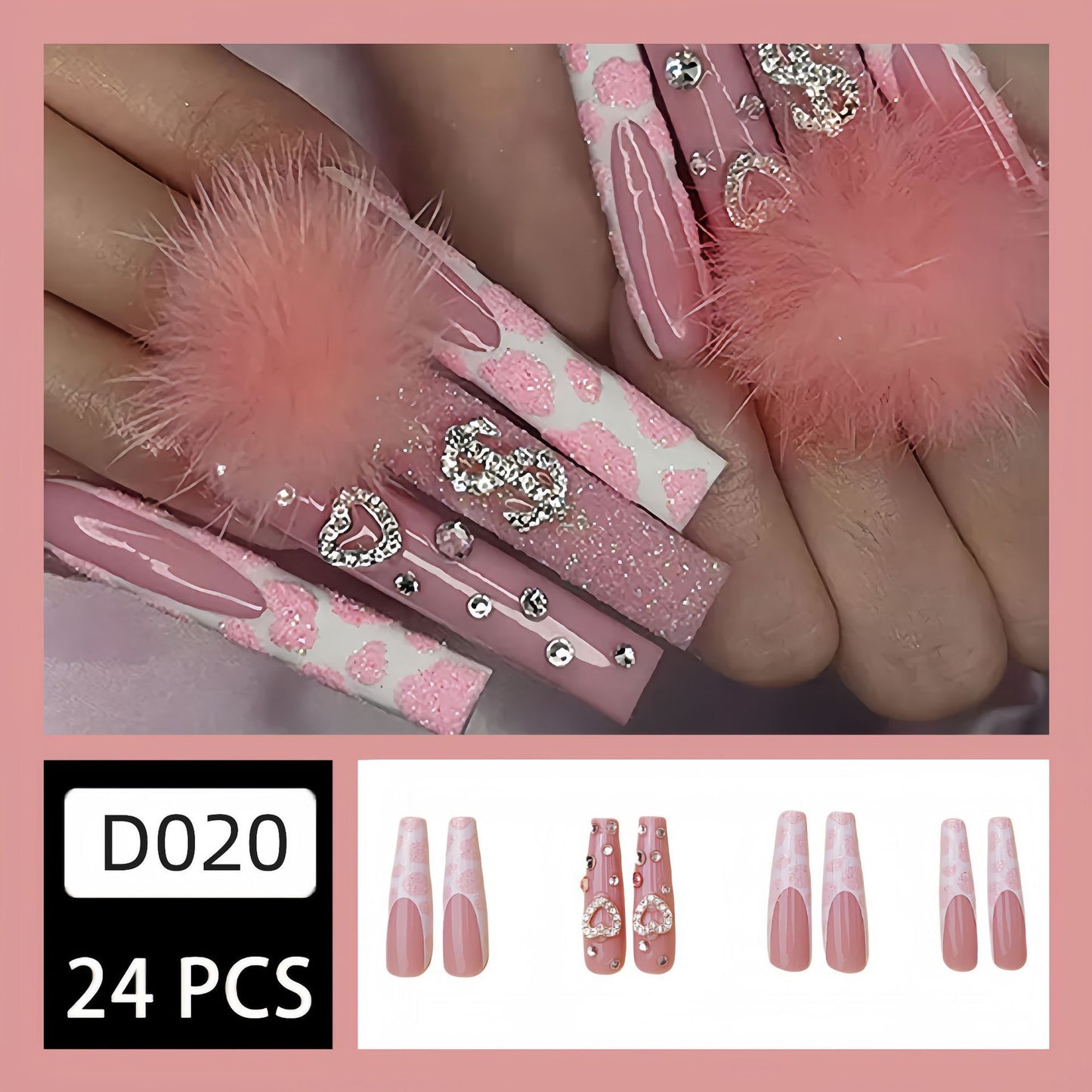 Cotton Candy Ball Diamond Wear Ballet Armor Gentle Girl Fake Nails f9d74ade 3039 40b8 9603 a8a884d5bf9c