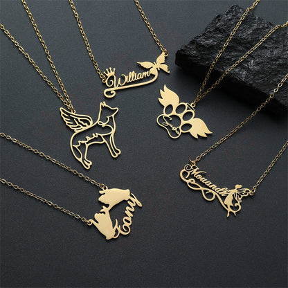 Stainless Steel English Letter Pendant Plated 18K Gold f9df21e6 f9d1 47c6 9a10 9e72a062fcd1