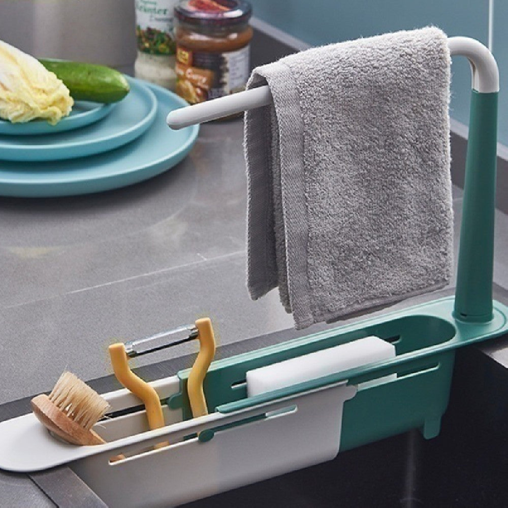 Kitchen Storage Sink Storage Shelf Retractable f9fe101e 7932 4658 b123 8fb76d393d26