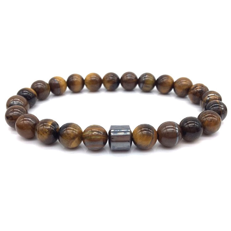 Fashion New Black Stone Tiger Eye Bead Magnet Bracelet fa0b9f8d ce40 42b4 a224 55bde2285299