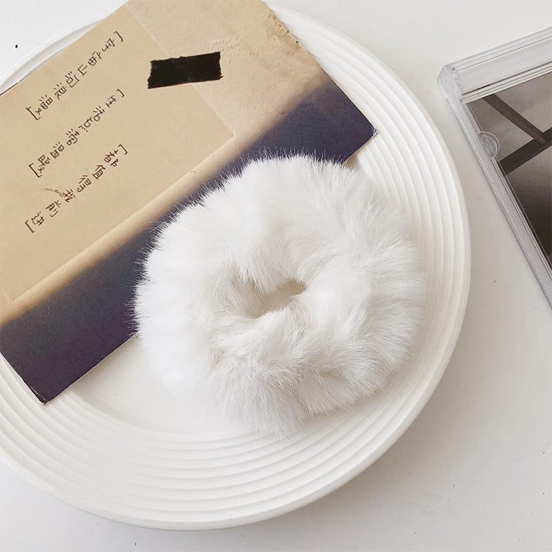 Winter Plush Pork Intestine Hair Ring fa19add5 13b7 4034 814a ed2b1b091259