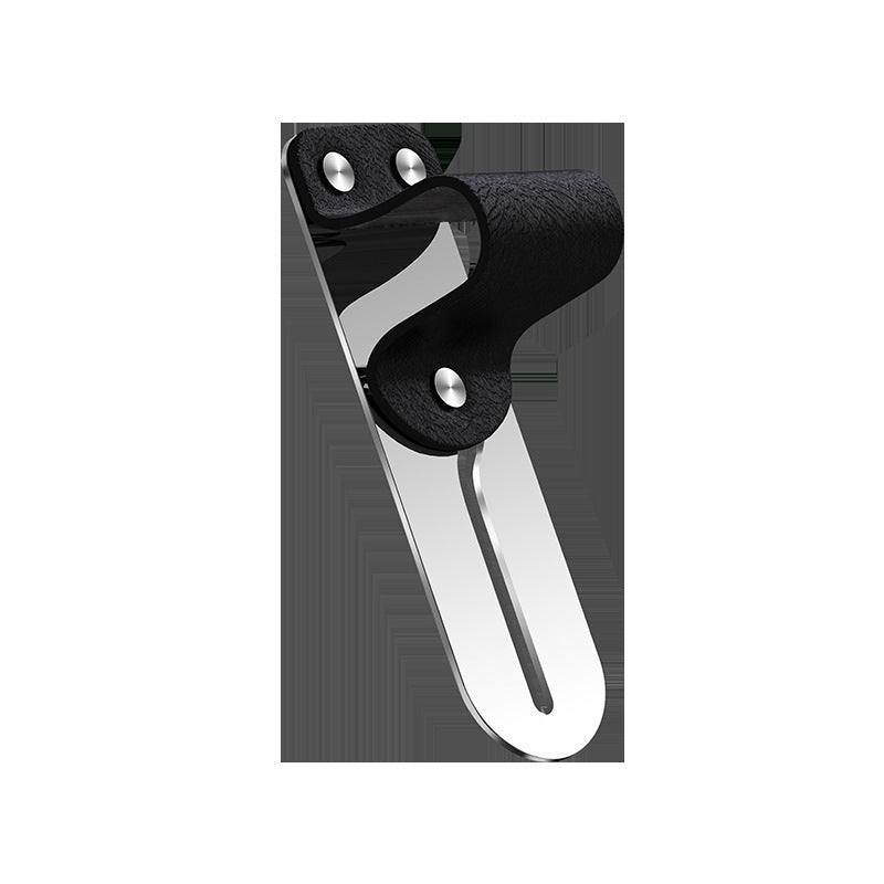 Multifunctional Leather Mobile Phone Ring Bracket Car - 图片 4