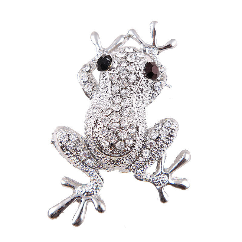 Korean Fashion Diamond Animal FROGPRINCE Brooch Female Corsage fa7d72fd 2352 4703 881b b75f2391eab1