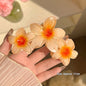 Three Flowers Plumeria Rubra Large Hair Clip Female fa9db6a9 4029 4d5e 9aa4 9687890343b8 trans