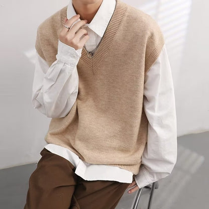 Men's V-neck Fashionable Jacket Sweater Vest Wool faa2235e e82b 45a3 b600 376b2ac7340c 0ec66cd7 4b81 48c0 be0b 09260ebce362