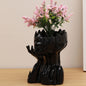 Resin New Goddess Head Flower Pot Home Garden Decoration Melting Woman Medusa Face Flower Pot Garden Decoration Ornaments fac