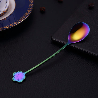 304 Stainless Steel Spoon Gold Plated Dessert Spoon Coffee Stir Spoon Stainless Steel Ice Bar Spoon - HD Wireless Product #10