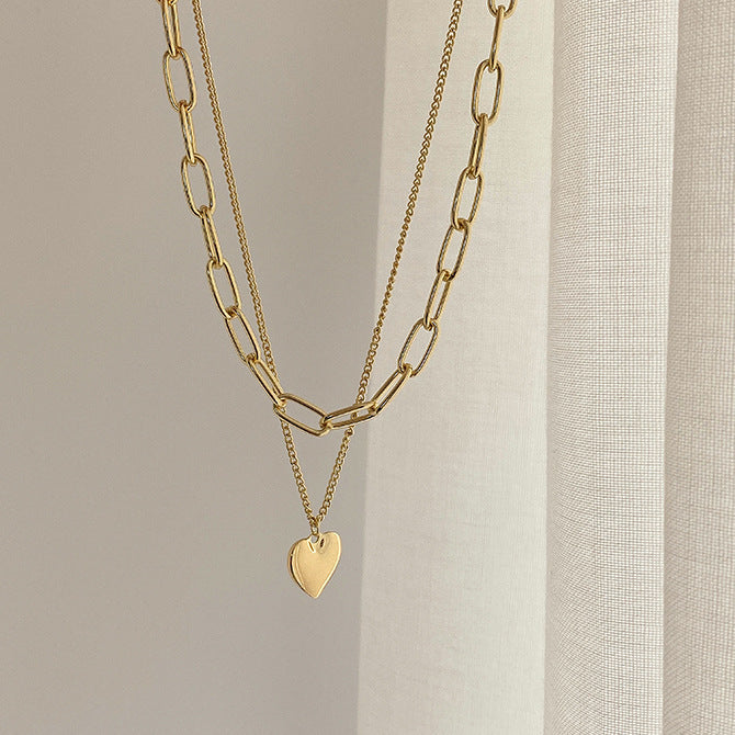 Frosty Wind Hip Hop Love Heart Pendant Necklace fb0da7a0 9719 4d88 a38e 602a36d4faee