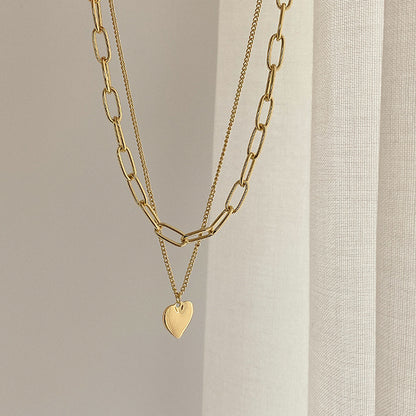 Frosty Wind Hip Hop Love Heart Pendant Necklace fb0da7a0 9719 4d88 a38e 602a36d4faee
