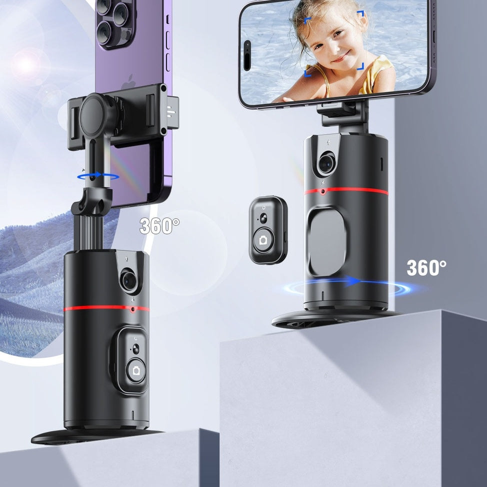 360 Degree Intelligent AI Facial Recognition Tracking And Tracking Stabilizer - 图片 2