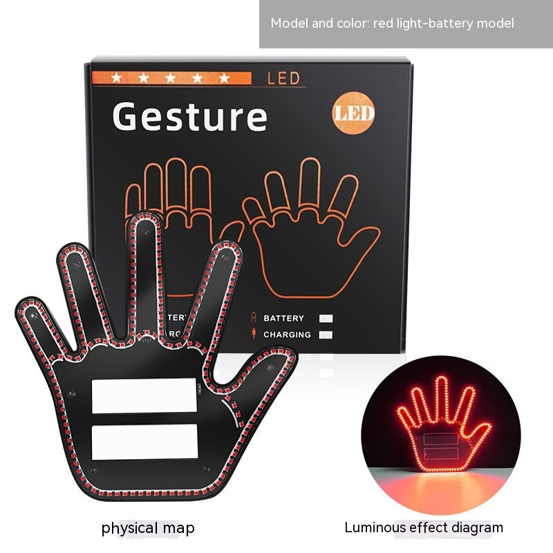 Car Gesture Light Finger Lights Car Multifunction Prompt Warning Light home decor fb209f95 e5c3 4808 9ffa 33b6ccd0a539