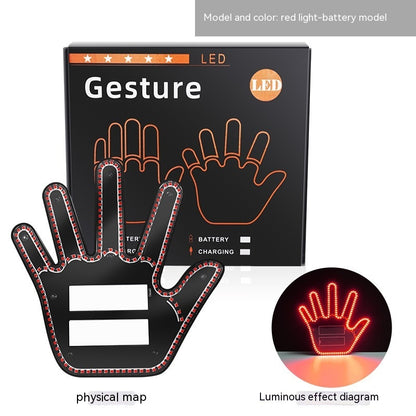 Car Gesture Light Finger Lights Car Multifunction Prompt Warning Light home decor fb209f95 e5c3 4808 9ffa 33b6ccd0a539 12a294