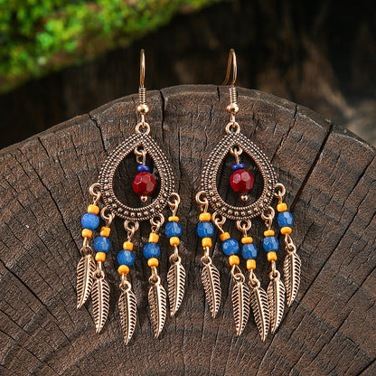 Vintage Bohemian Style Hand-woven Tassel Earrings fb2416b3 8c0b 4ca0 bfad 97c49063ba62