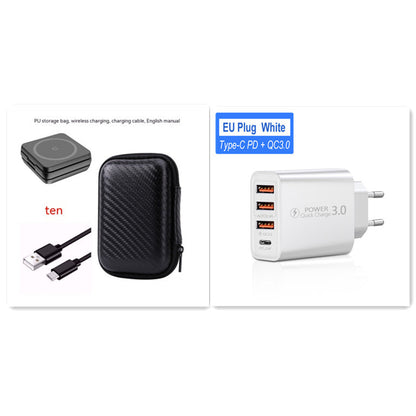 Folding Three-in-one Wireless Charger Portable Magnetic Suction - 图片 16