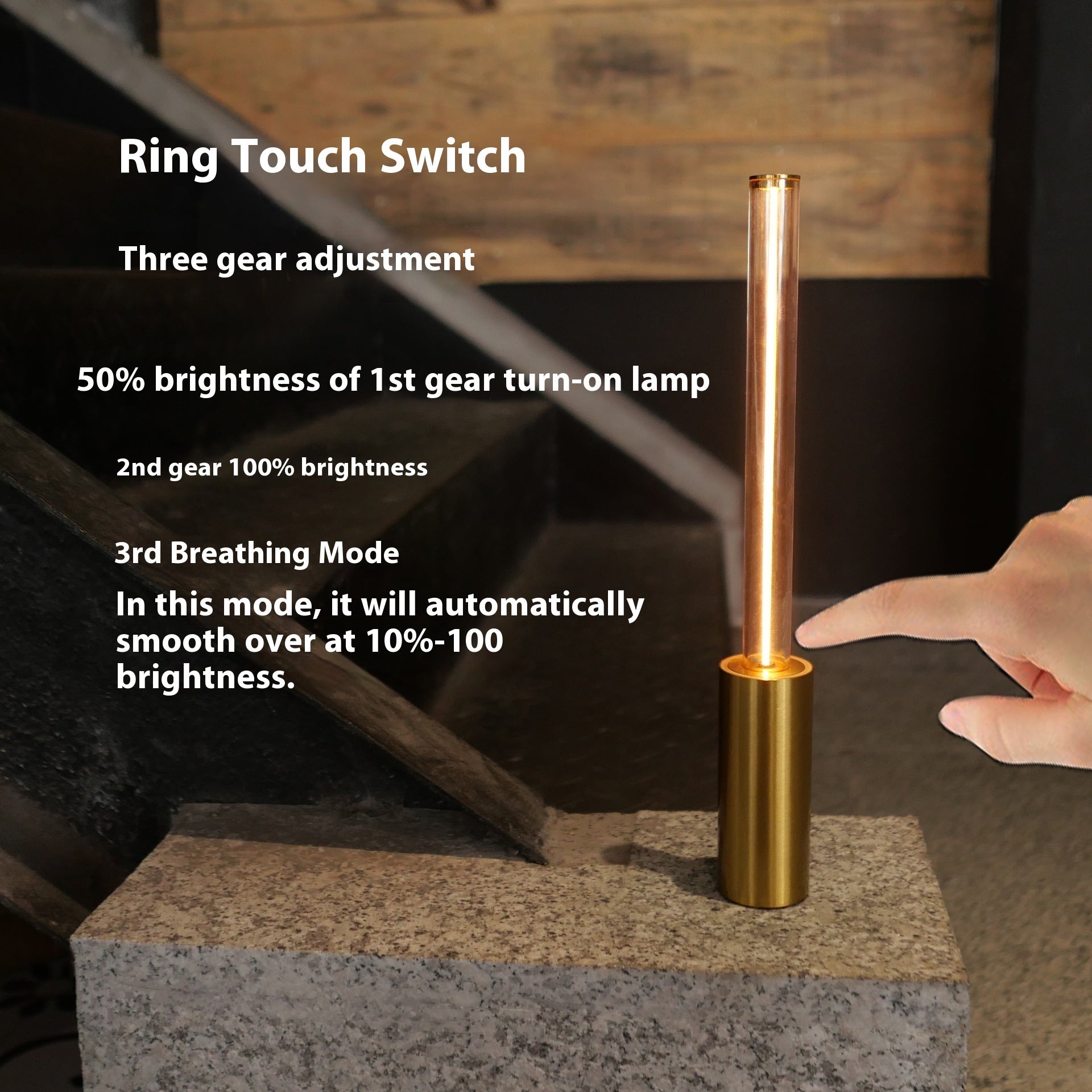 Simple Breathing Ambience Light Rechargeable Bedroom Small Night Lamp Creative Atmosphere Light Home Decoration fb343920 c99b