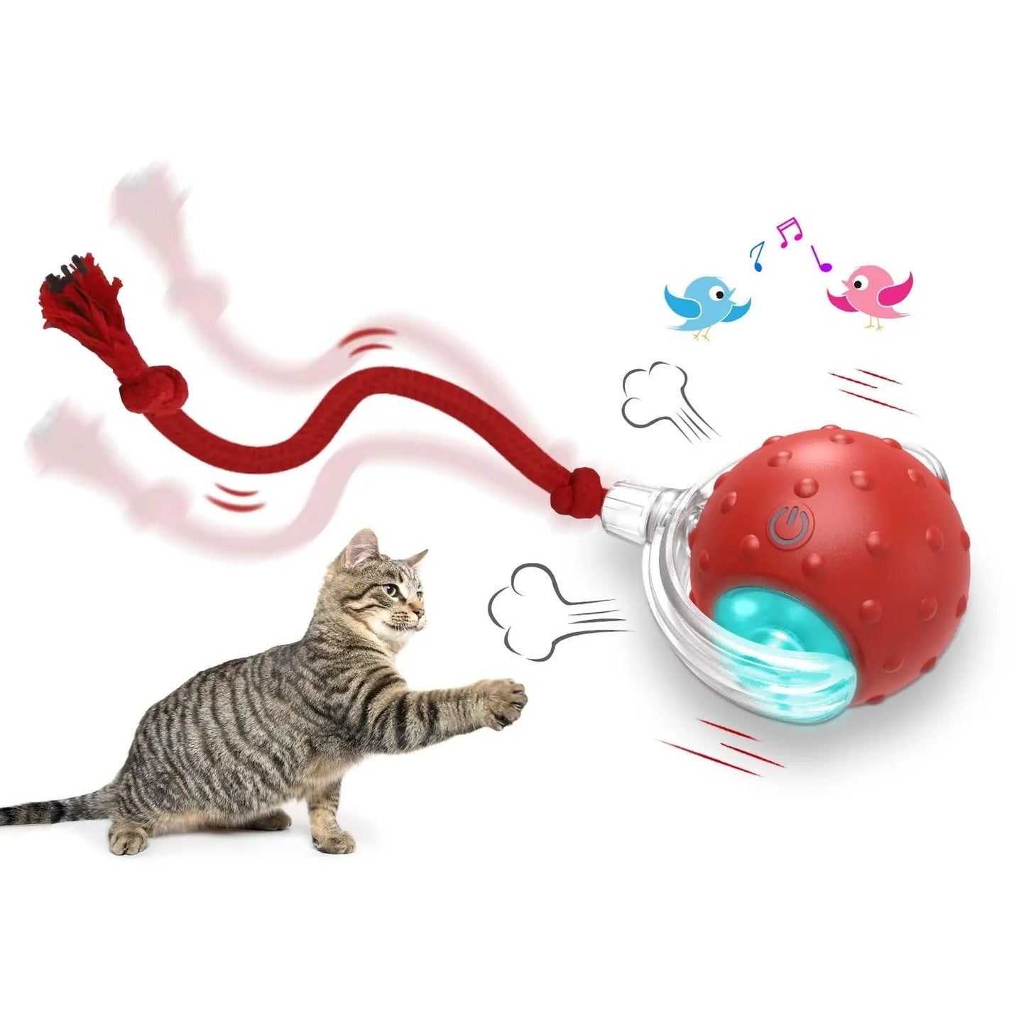 Interactive Cat Toy Ball Super Drive Cat Rolling Ball fb4026cc ce45 4deb a099 eb5793183e1a