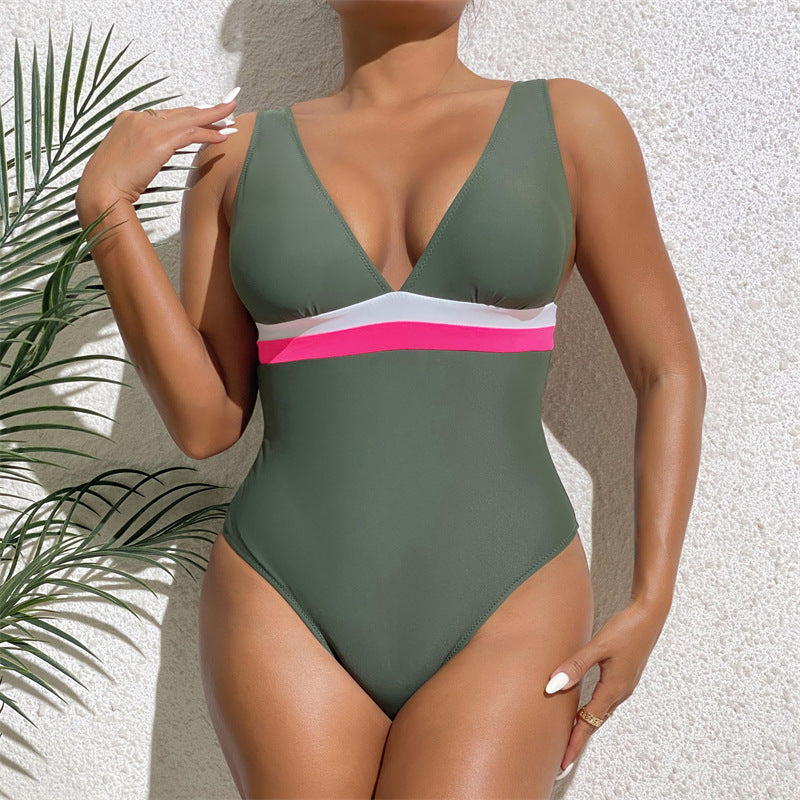 Stitched Backless Swimsuit Adjustable Size fb402bd0 7f1e 4a54 9895 2d81ea35f4d3