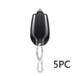 1500mAh Mini Power Emergency Pod Keychain Charger With Type-C Ultra-Compact Mini Battery Pack Fast Charging Backup Power Bank - 图片 13
