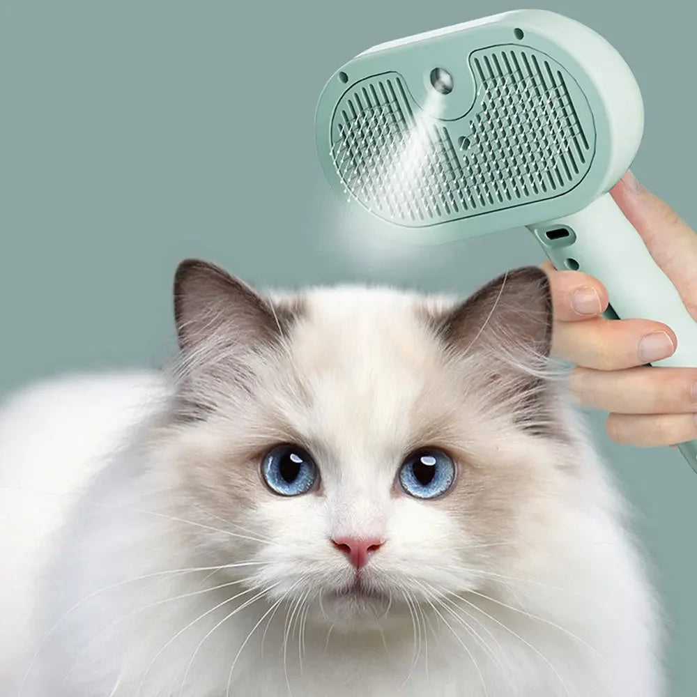 Pets Spray Hair Comb Pet Hair Remover Cleaning Brush Cats Grooming Dog Accessories Tools Dematting Water Mist Humidifier Comb
