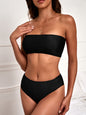 Tube Top High Waist Split Bikini fb71ba0f d5c3 4377 95ca d8ef17aa3e32