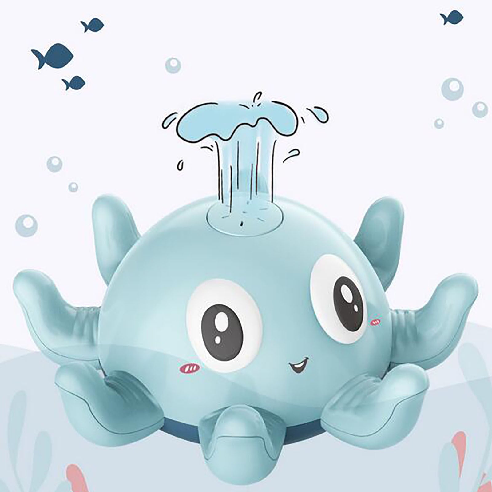 Children's Automatic Water Spray Bath Toys Bath Fun Toys With Flashing Water Spray Toy Baby Swimming Shower With Toys New fb7