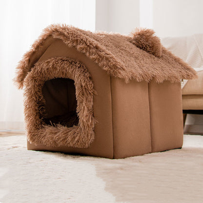 Removable And Washable Small Dog Teddy Cat Litter Closed Dog House fb7cbf2a 289a 437e a518 cdf0850c758a