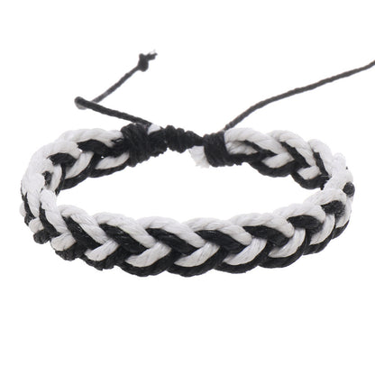 Simple Artistic Style Cotton String Hand Woven Hand Rope Bracelet fb8d0c85 b2d3 4094 a5f7 c4df17dd9149