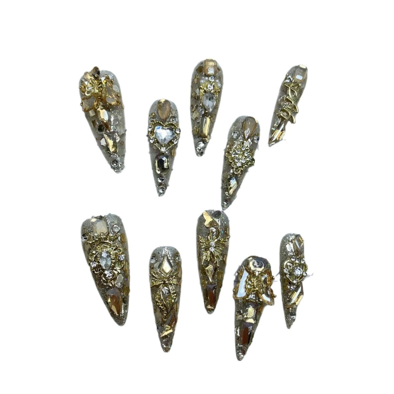 Handmade Wear Nail Luxury Elegant Advanced Heavy Industry Long Manicure fb8eb4c0 f45d 4127 9ab1 a19d42b0c0f2